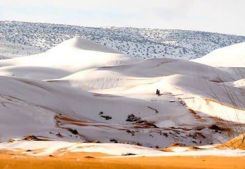 “全球最热”的撒哈拉下雪了