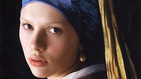 戴珍珠耳环的少女